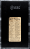 1888 W. Duke Sons & Co. Benjamin West Great Americans SGC Authentic back of card