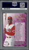 1999 Topps Chrome Greg Vaughn Refractor #AE4 All Etch PSA 9 back of card