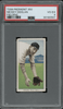 1910 T206 Mickey Doolan Fielding Piedmont 350 PSA 4 front of card