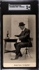 1908 W.G.M. PC798-D030 L. 184 Baseball Term - A High Ball Franklin Stamp SGC 1 front of card