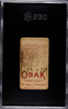 1911 Obak Cigarettes Arrelanes Type 3 SGC 1 back of card