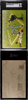 1901 Illustrated Post Card Co. PC798-D211 500VS Baseball Game SGC 1 front and back of card