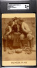 1910 Roth & Langley PC798-10 Squeeze Play Baseball Lovers SGC 1 front of card