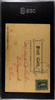 1908 PC798-D114 Made A Short Stop In Franklin Stamp SGC Authentic back of card