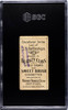 1909-11 Booker Tobacco Co. U.S. New Jersey Backstamp U.S. Battleships SGC 1 back of card