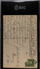 1910 Colonial Art Pub. Co. PC798-9 Delaying The Game Baseball Lovers SGC 1 back of card