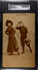 1910 Roth & Langley PC798-10 Catching A Fly Baseball Lovers SGC Authentic front of card