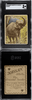1909 Hassan Cigarettes Elephant Animals SGC 3 front and back of card