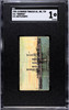1909-11 Booker Tobacco Co. U.S. Georgia Backstamp U.S. Battleships SGC 1 front of card
