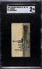 1909-11 Booker Tobacco Co. U.S. Kansas U.S. Battleships SGC 2 front of card