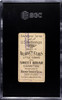 1909-11 Booker Tobacco Co. U.S. Ohio Backstamp U.S. Battleships SGC 1 back of card