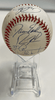 2000 Detroit Tigers TigerFest Autographed Baseball and Program front of card