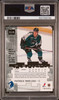 1999 Be A Player Patrick Marleau #210 Millennium Signature Series PSA 8 back of card