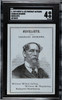 1874 West & Lee Portrait Authors Charles Dickens Novelists Ad Back SGC 4 front of card