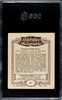 1923 Nicolas Sarony Co. Florence Nightingale #6 Celebrities And Their Autographs Large SGC 3 back of card