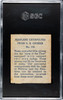 1942 R168 MP & Co. War Scenes Seaplane Catapulted From Cruiser #134 Hand Cut SGC Authentic back of card