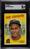1959 Topps Roberto Clemente #478 Pittsburgh Pirates HOF SGC 5 front of card