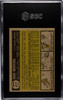1961 Topps Juan Marichal #417 San Francisco Giants HOF RC SGC 5 back of card