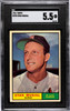 1961 Topps Stan Musial #290 St. Louis Cardinals HOF SGC 5.5 front of card