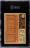 1966 Topps Gaylord Perry #598 San Francisco Giants HOF SGC 5.5 back of card