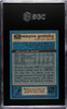 1981-82 Topps Wayne Gretzky #16 Edmonton Oilers HOF SGC 7.5 back of card