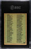 1971-72 O-Pee-Chee Checklist #264 Checklist SGC 5.5 back of card