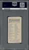 1890 Allen & Ginter Tiger N21 Quadrupeds PSA 4 back of card