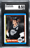 1989-90 O-Pee-Chee Wayne Gretzky #156 Los Angeles Kings HOF SGC 8.5 front of card