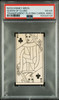 1888 Kinney Bros. Queen of Clubs N233 Transparent Playing Cards PSA 4(MC) front of card