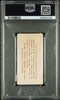 1888 Kinney Tobacco Private of Infantry USA N224 Military Series PSA 1.5 back of card