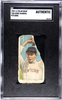 1909-11 T206 Rube Manning Pitching New York Amer. Polar Bear Factory No. 6 SGC Authentic front