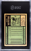 1971-72 Topps Alex Delvecchio #37 Detroit Red Wings HOF SGC 6 back of card
