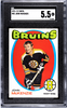 1971-72 Topps John McKenzie #82 Boston Bruins SGC 5.5 front of card