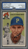 1954 Topps Jerry Lynch #234 Pittsburgh Pirates On-Card Autograph RC PSA Authentic 609 front of card