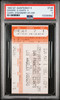 1993 Ticket Dodgers 6, Giants 4 Darryl Strawberry HR 289 San Francisco Giants PSA 3 front of card