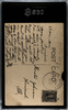 1908 H.M. Rose PC798-14 We Used to Say Good Evening First Crossed Bats & Ball Series SGC 1 back of card