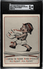1911 PC798-16 Guess I'm Some Base Stealer #2929 Baseball Kidlets Series SGC 1 front of card
