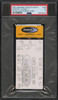 2001 Ticket Athletics 6, Giants 2 Eric Chavez and Jeremy Giambi HR Oakland Athletics PSA 5 front of ticket