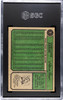 1974 Topps Hank Aaron #1 Atlanta Braves HOF SGC 7 back of card