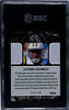 2024 Leaf Jayden Daniels #90B-3 90 Leaf Base Purple Shimmer Promo 117/199 Washington Commanders RC SGC 10 back of card