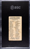 1888 Allen & Ginter Agate Arrow Point N2 American Indian Chiefs SGC 1.5 back of card