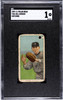 1909-11 T206 Bill Bergen Polar Bear Catching Factory No. 6 Brooklyn SGC 1 front of card