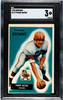 1955 Bowman Frank Gatski #119 Cleveland Browns HOF SGC 3 front of card