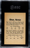 1962-63 Parkhurst Norman Ullman #21 Detroit Red Wings HOF SGC 7.5 back of card