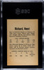 1962-63 Parkhurst Henri Richard #38 Montreal Canadiens HOF SGC 7.5 back of card