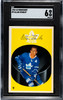 1962-63 Parkhurst Allan Stanley #9 Toronto Maple Leafs HOF SGC 6 front of card