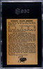 1963-64 Parkhurst Allan Stanley #1 Toronto Maple Leafs HOF SGC 7 back of card