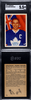1963-64 Parkhurst George Armstrong #13 Toronto Maple Leafs HOF SGC 5.5 front and back of card
