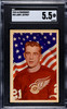 1963-64 Parkhurst Larry Jeffrey #48 Detroit Red Wings RC SGC 5.5 front of card
