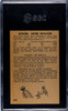 1963-64 Parkhurst Johnny Bower #65 Toronto Maple Leafs HOF SGC 6 back of card